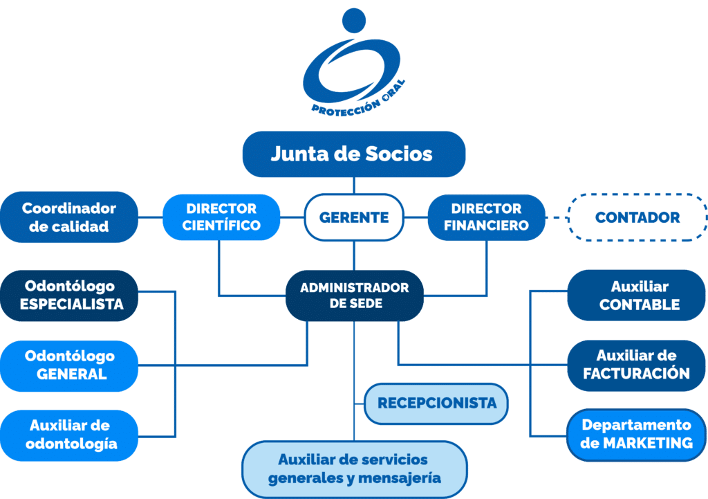 Clínica Protección Oral - Organigrama Empresarial