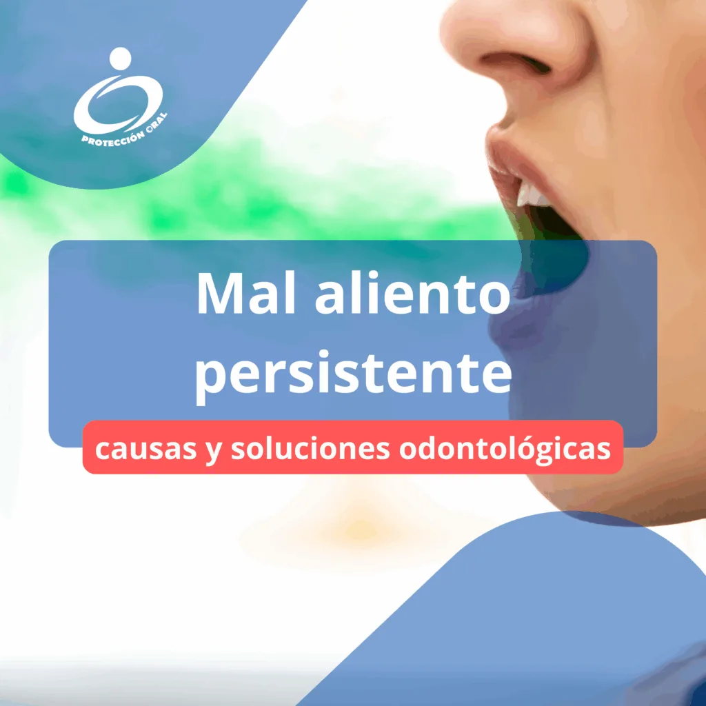 Tratamiento odontológico para mal aliento causado por placa bacteriana